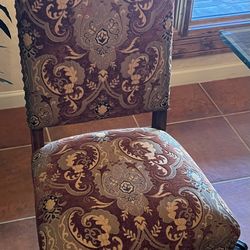 8 Dining Room Chairs (6 armless & 2 arm) 
