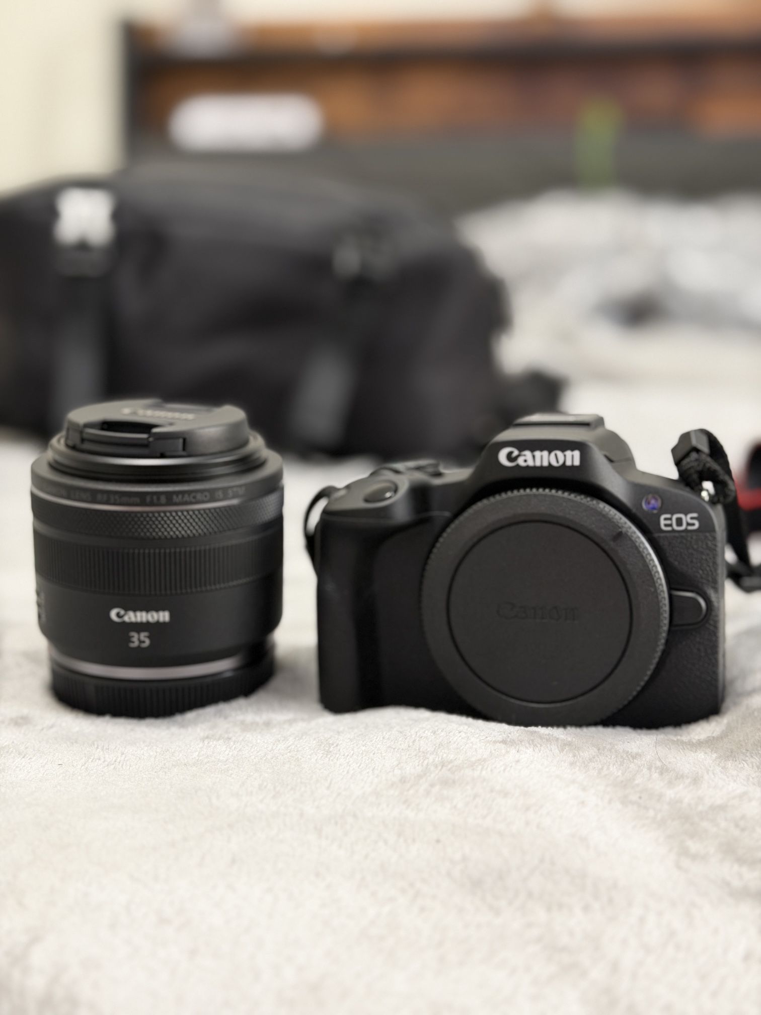 Canon EO5 M50+ Canon 35mm F1.8 Macro Lens