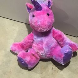 Unicorn Pink And Purple Stuffed Animal Plush Toy