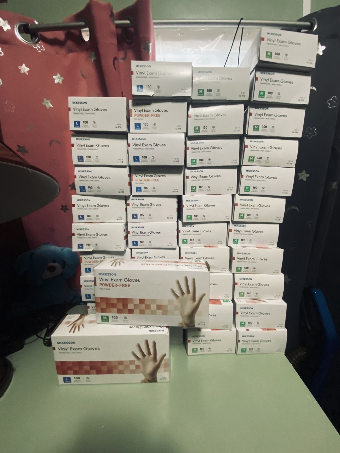 😍😍😍20 boxes for 100!!!👏—single boxes of each size- each box has 100 single gloves--medical grade powder free gloves. —Guantes grado médico—(each