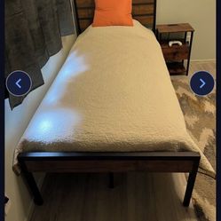 Twin Bed with mattress 