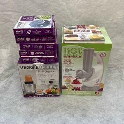 Set Of Bullet Veggie And Dessert