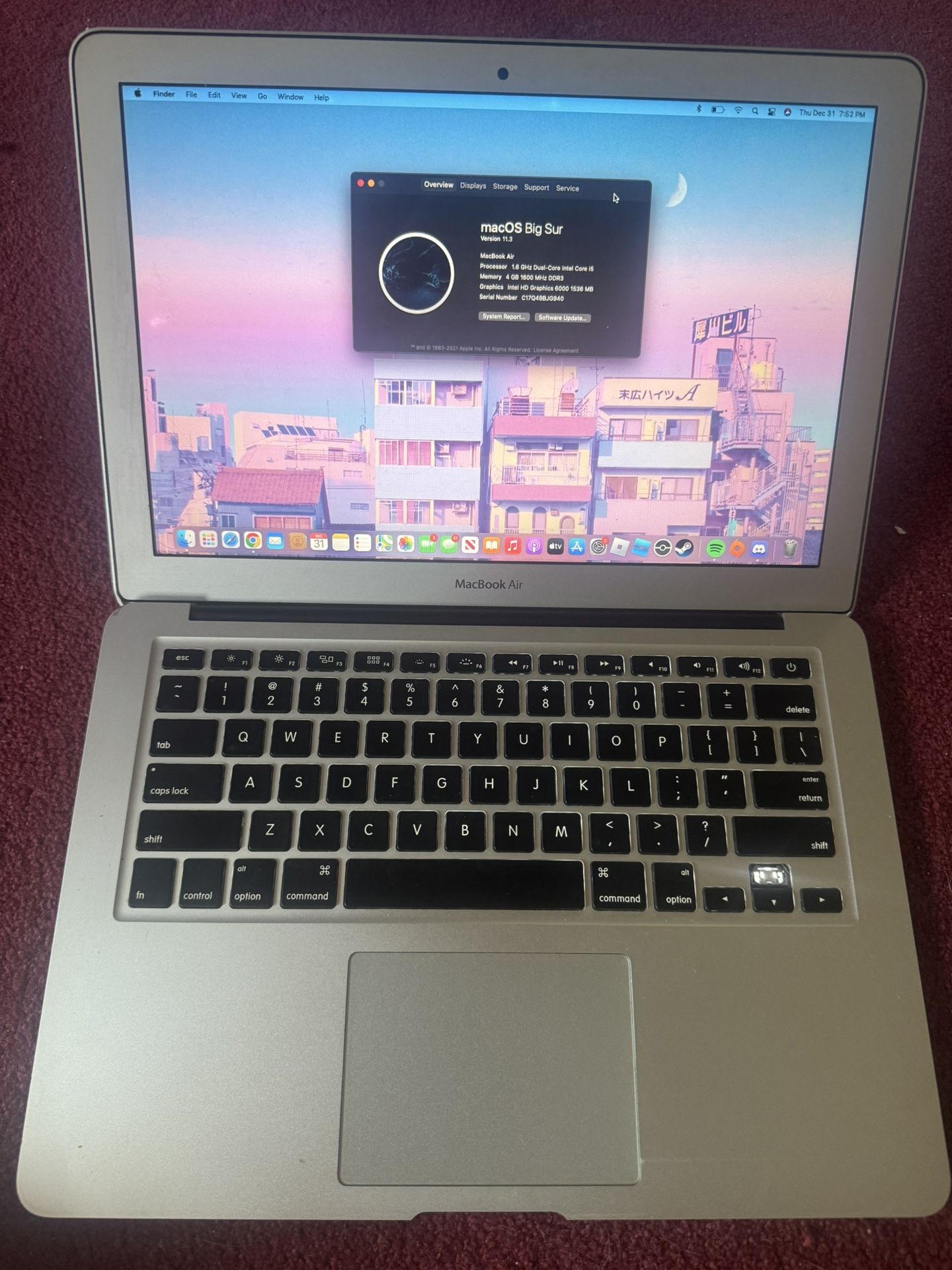 2015 MacBook Air 13in