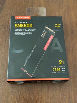 WD_Black 2TB SN850X SSD (Solid State Drive)