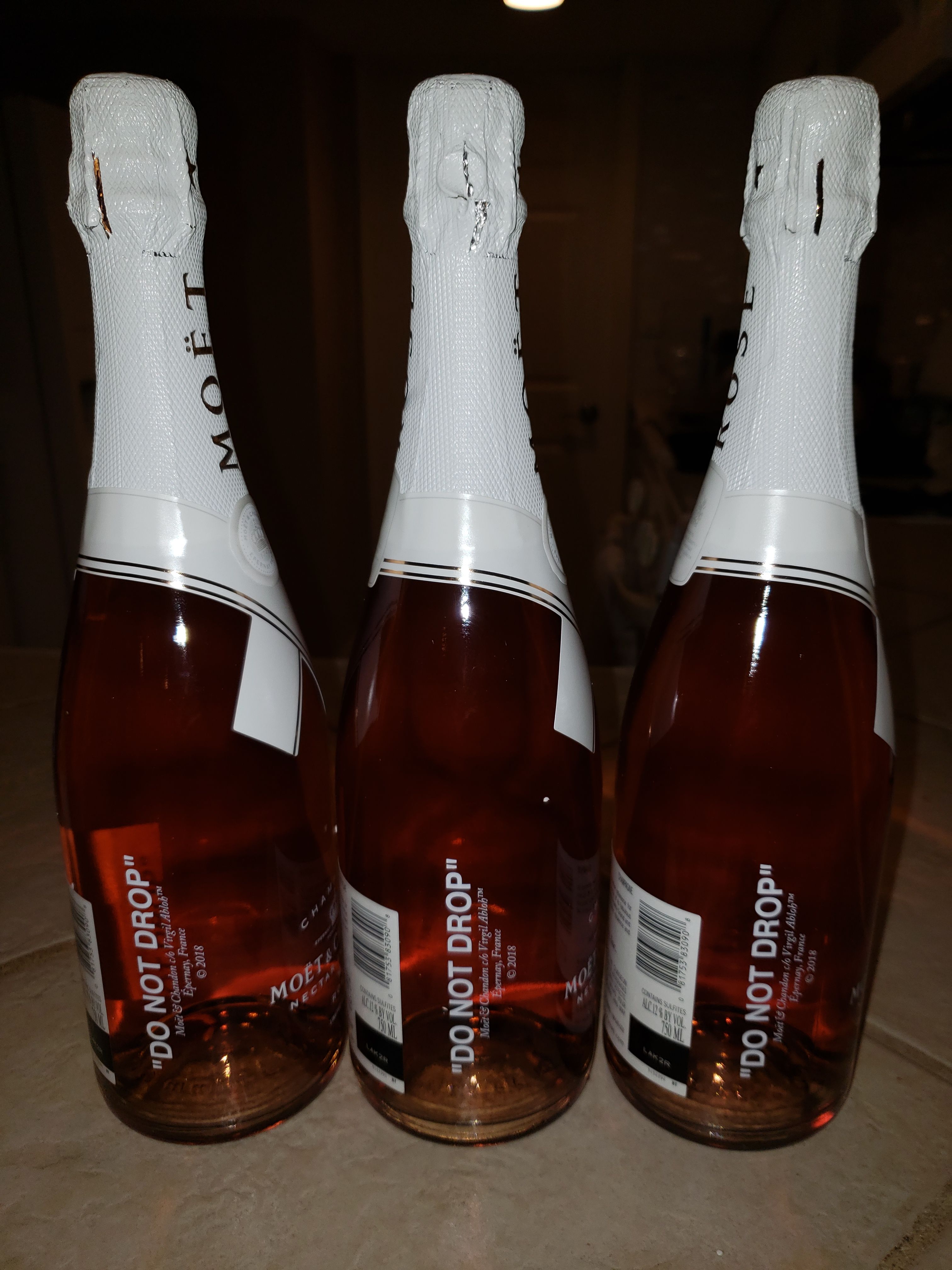 Moet & Chandon X Off White Nectar Imperial Rose C/O Virgil Abloh for Sale  in Miami, FL - OfferUp