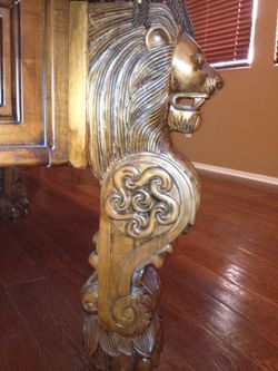 Solid Teak Wood Pool Table- Estate Sale this weekend!