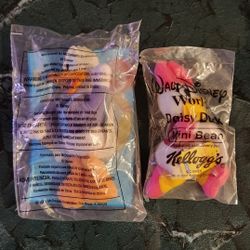 2001 Disney World Kellogg's Daisy Duck Mini & McDonald's Donald Duck Mini Sealed