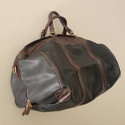NO SHOULDER STRAP - Mulholland Brothers handmade leather duffle bag Travel Carry On Bag