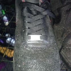 Black Glitter Air Force 1 Mens Size 7
