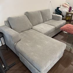 Living Spaces Couch - Slight Damage On chaise