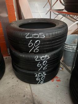 205/60/16 used tires