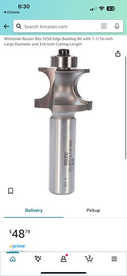 $32Whiteside Router Bit 3258 NEW Cost $49