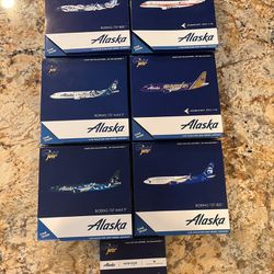1/400 Gemini Jets Alaska Airlines Model Airplanes 