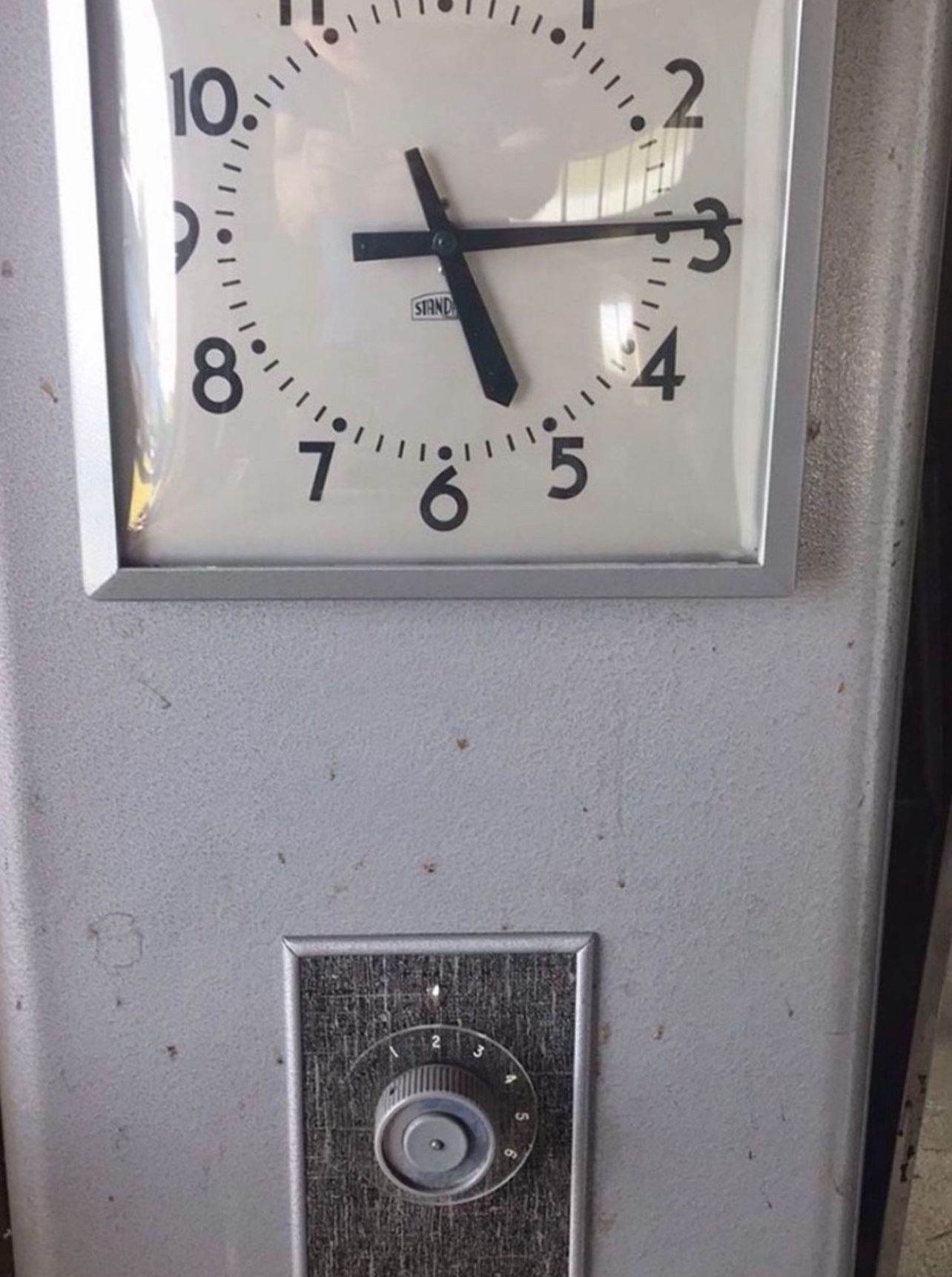 1950’s Standard Master Clock For school Or Factory With 3 Clocks