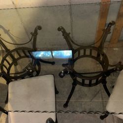 Glass Top Dining Room Table