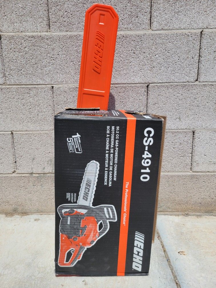 Echo 20" 50.2cc Gas Powered Chainsaw CS-4910...NEW_NUEVO $320 PRECIO FIJO_FIRM PRICE
