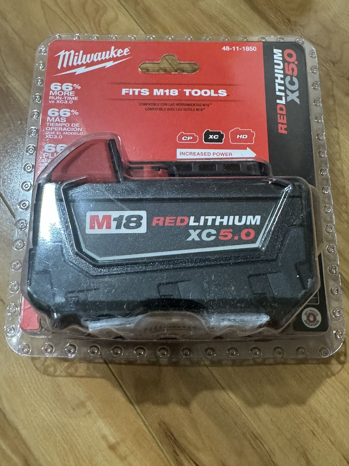 Brand New Milwaukee M18 XC5.0 Battery Pack