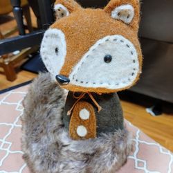 Stuffed Woodland Fox