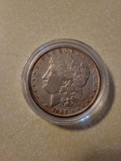 1886 Morgan Silver Dollar Coin