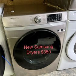 New Open Box Scratch And Dent Samsung Dryer 27” With Wifi 2022 Model