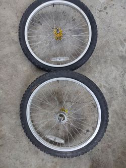 20" BMX set rims w tires