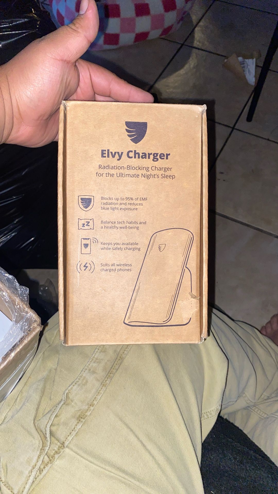 Elvy Charger Radiation Blocking Charger Nights Sleeps 