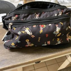 Shoulder Or Hand Hold Black Multicolor Bag