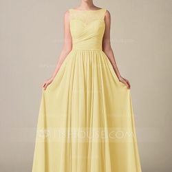 Beautiful Yellow  Bridesmaid’s Dress