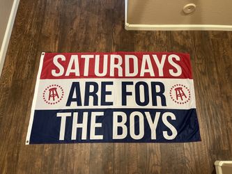 Saturday for the Boys Flag