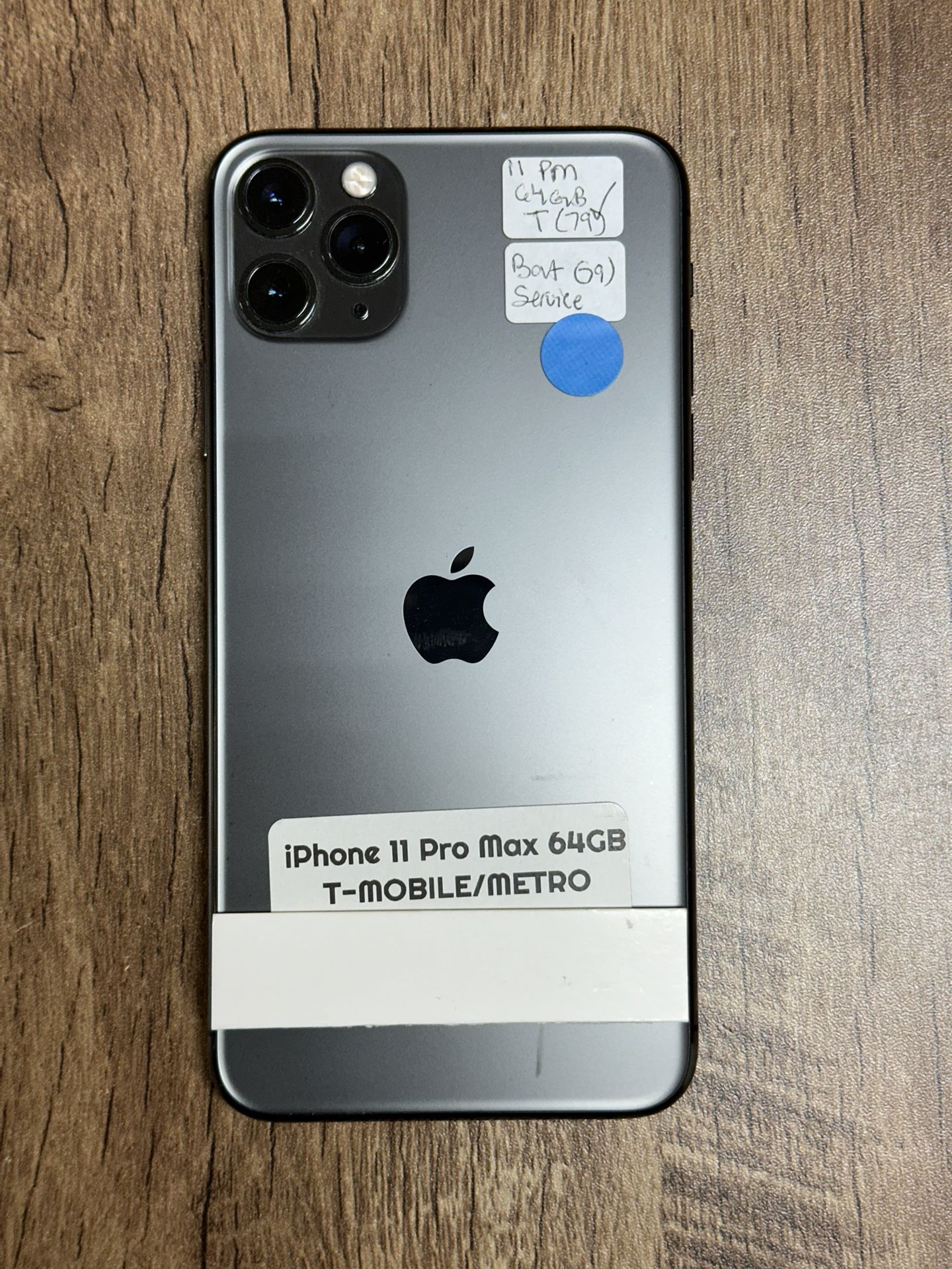 On Sale iPhone 11 Pro Max 64GB T-Mobile/metropcs Low Battery