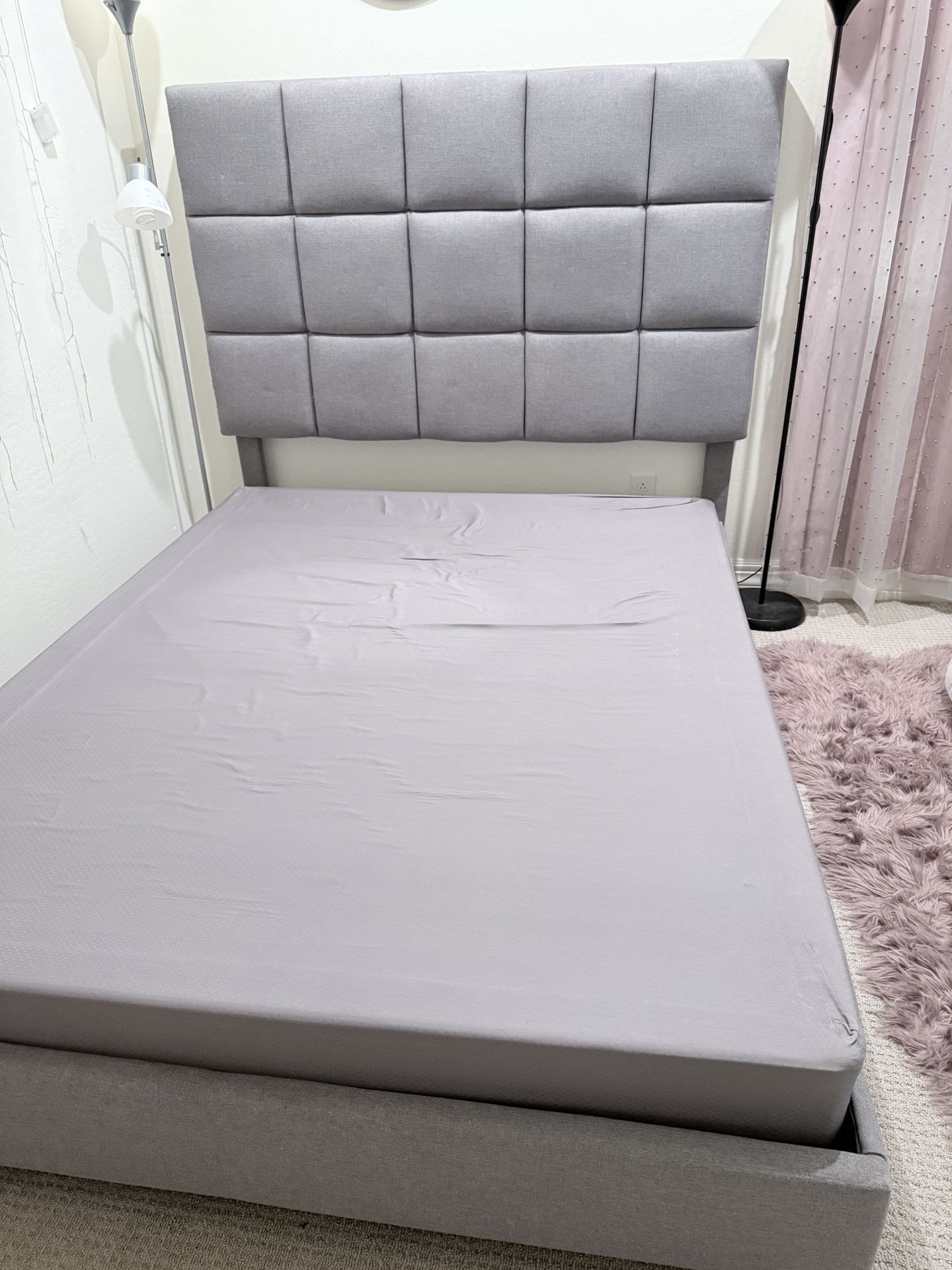 Queen Bed Frame With Head Board