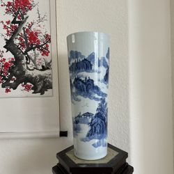 Chinese Blue And White Porcelain Vase