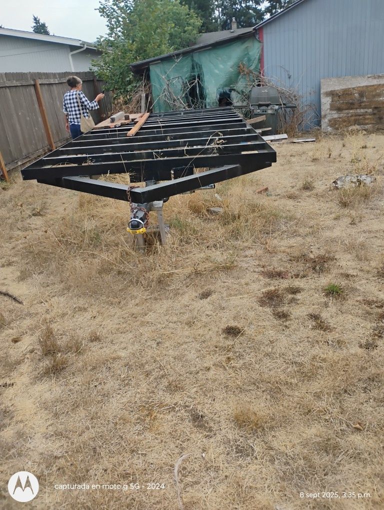 Traila De Doble Eje 16 Pies X 8 De Aoncho