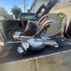 12 in Dual-Bevel Sliding Compound Miter Saw with LED and Laser Guide Woodworking