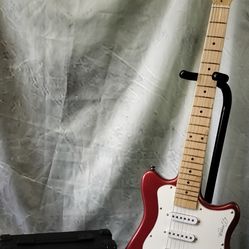 Brand new electric guitar and new 20 watts amp