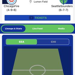 Sounders Vs Chicago  Club Seats 