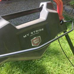 Craftsman My Stride Lawn Mower Handle, Cables, And Rear Wheel Assembly 
