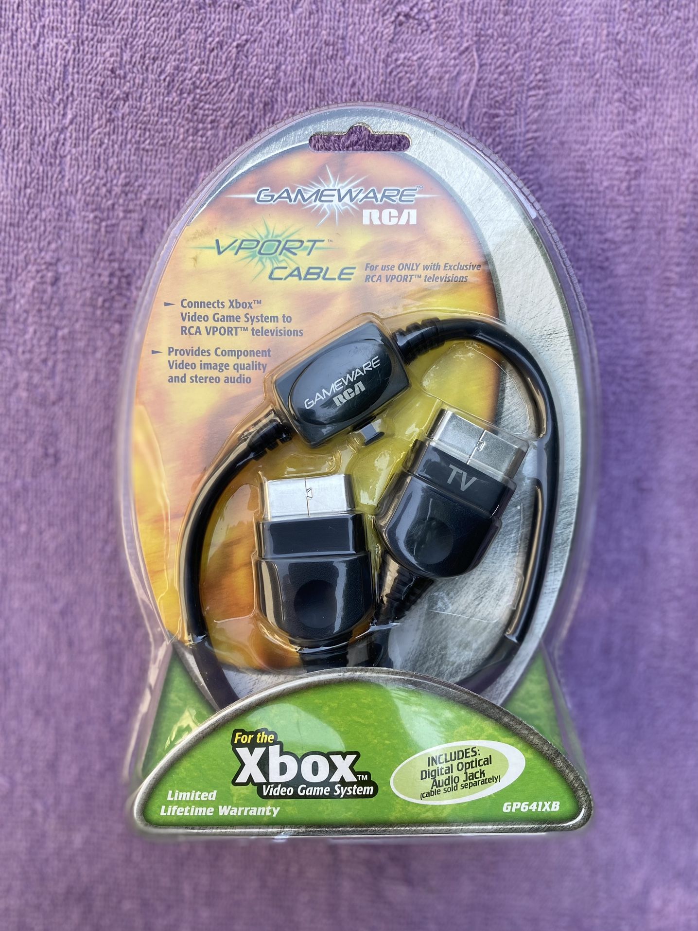 Gameware RCA VPort Cable For XBOX GP641XB