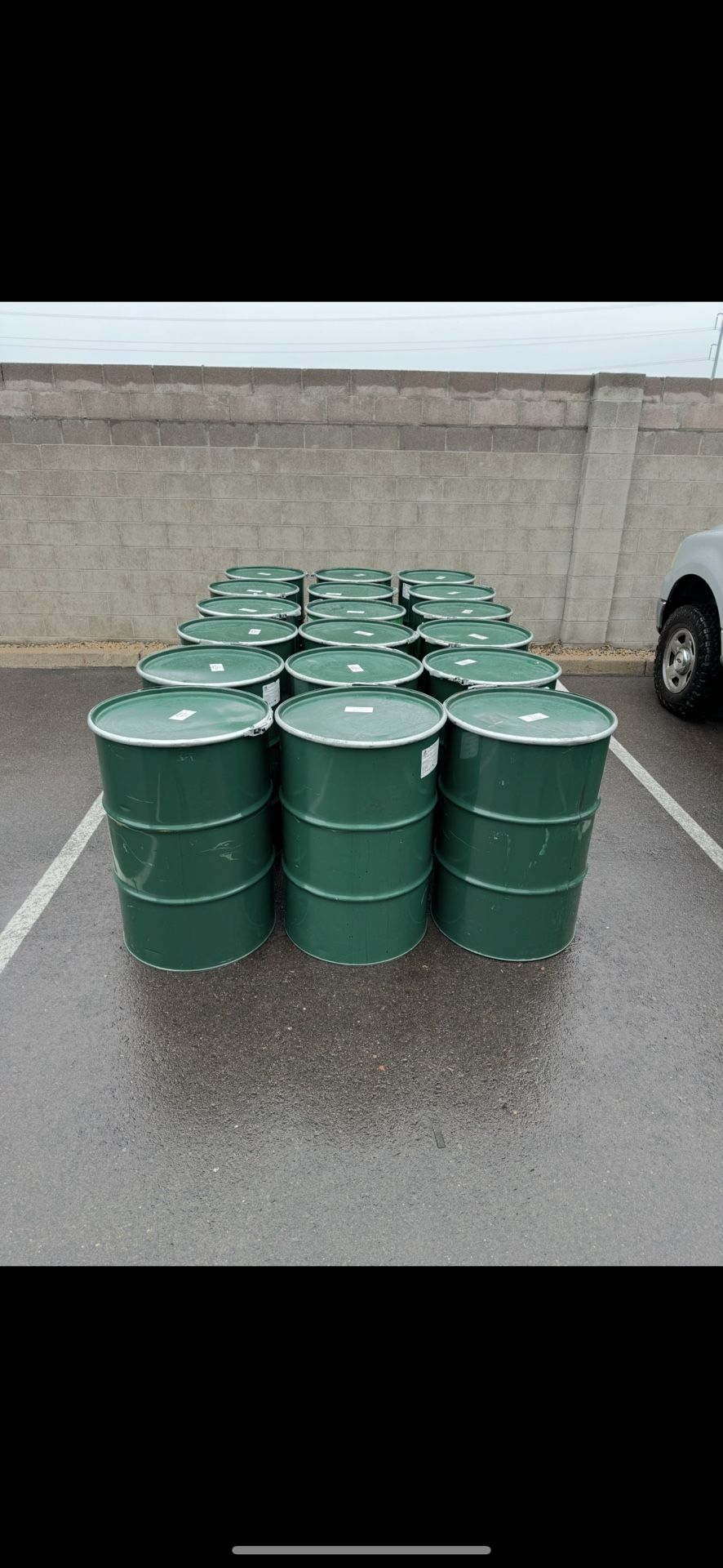 55 Gallon Metal Food Grade Drums