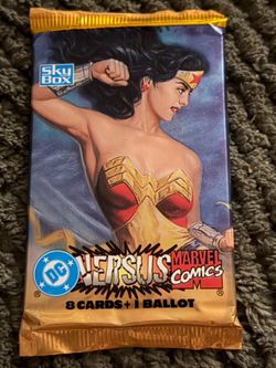 1995 Skybox DC Vs Marvel Trading Cards SEALED UNOPENED PACK! Rare!