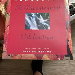 Coffee table Book Tennessee A Bicentennial Celebration”
