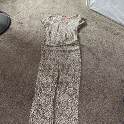 cheetah print shirt pants