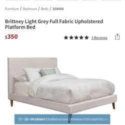 Living Spaces Bed Frame Full 