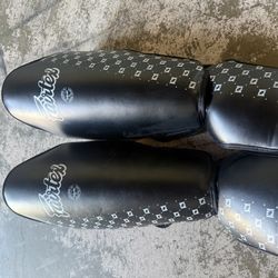 Fairtex Thai Shin Pads Mint Condition 