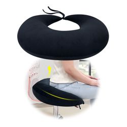 AOSSA BBL Pillow After Surgery for Sleeping, Brazilian Butt Lift Post Surgery for Sitting Driving, Booty Lumbar Seat Cushion, Hip Support for Chair Be