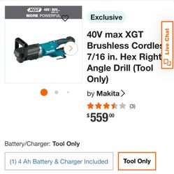  Makita Brushless 40v Max 