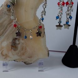 STARS BRACELET and EARRINGS SET