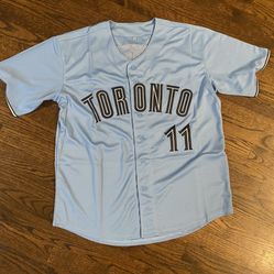 Bo Bichette Toronto Blue Jays Baseball Jersey New Fast Ship MLB #11 Men Adult L 