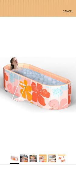 Portable foldable Bathtub  for adult.