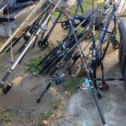 Fishing poles